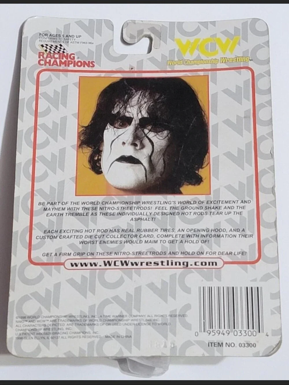British Bulldog WCW Nitro-Street Rods Die Cast Car by Racing Champions 1998
